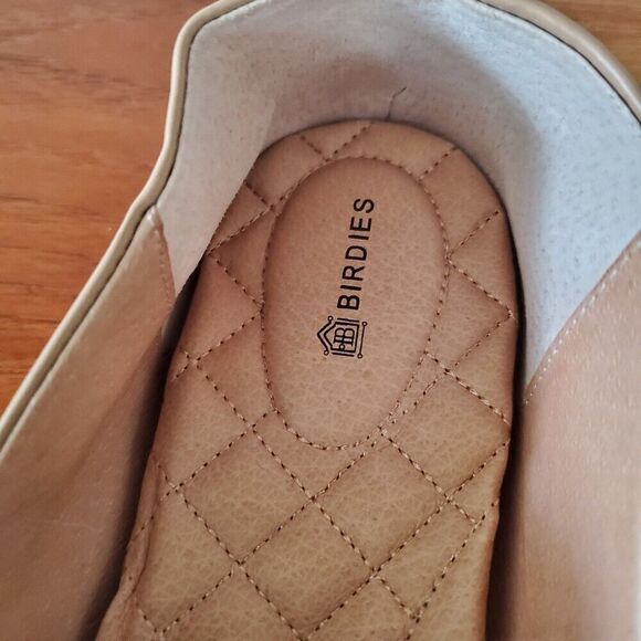 Birdies The Starling Taupe Tan Leather Loafer Flat Womens 10.5 EU 41.5 - Picture 7 of 8